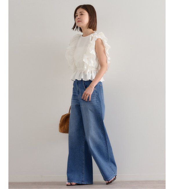 U by SPICK&SPAN「ルーズバギーデニム」|デニム|