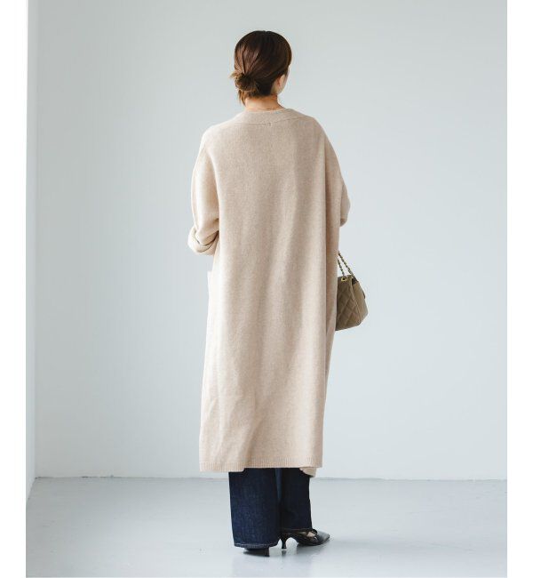 NOBLE「エアリーロングガウンカーディガン」|カーディガン|