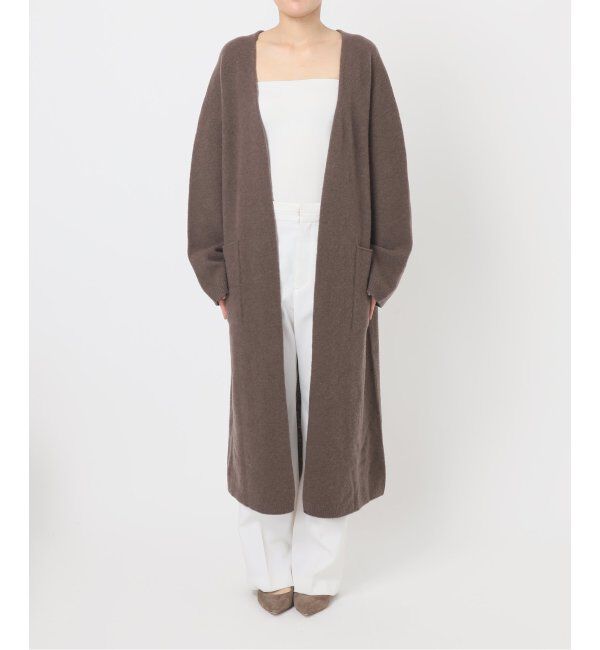 NOBLE「エアリーロングガウンカーディガン」|カーディガン|