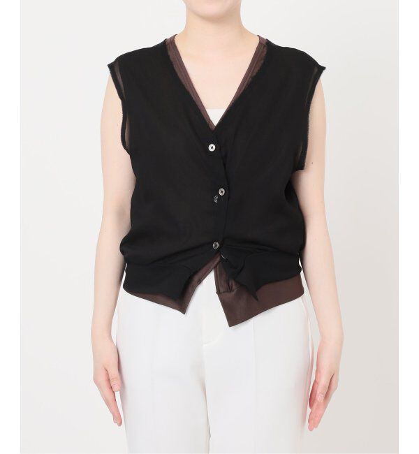 NOBLE「《NOBLE別注カラー》PROTAGONISTA/プロタゴニスタ レイヤードベスト」|ベスト・ジレ|