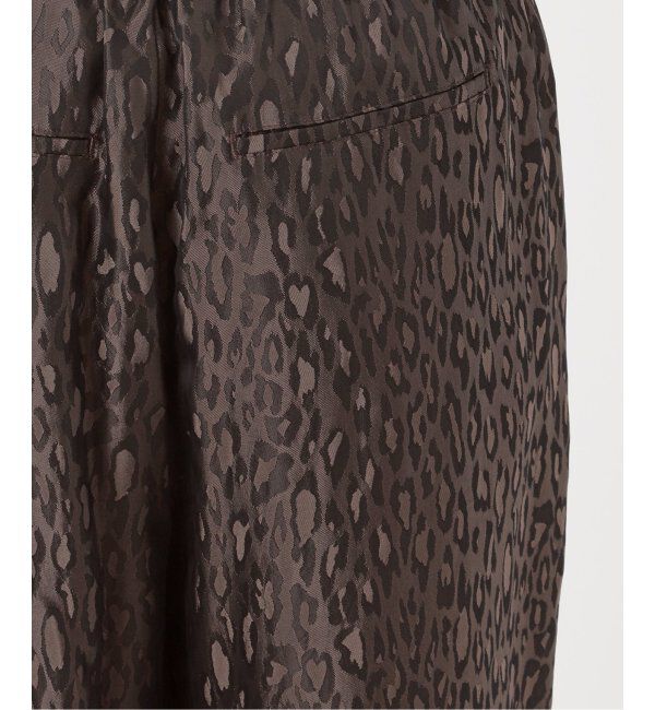 Spick and Span「TICCA / ティッカ レオパードジャガードパンツ」|その他|