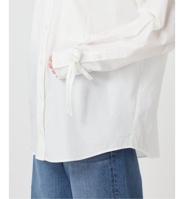U by SPICK&SPAN「リボンスリーブオーバーシャツ」|シャツ・ブラウス|