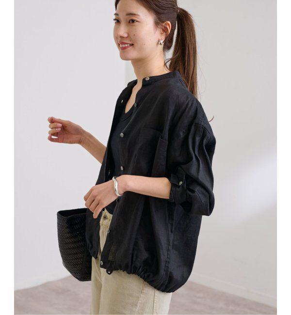 FRAMeWORK「≪追加≫フレンチリネンドロストシャツ 2」|シャツ・ブラウス|
