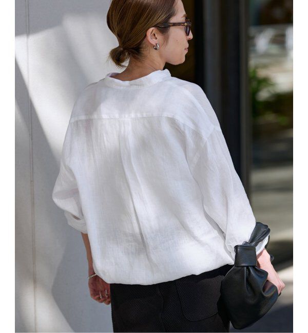 FRAMeWORK「≪追加≫フレンチリネンドロストシャツ 2」|シャツ・ブラウス|