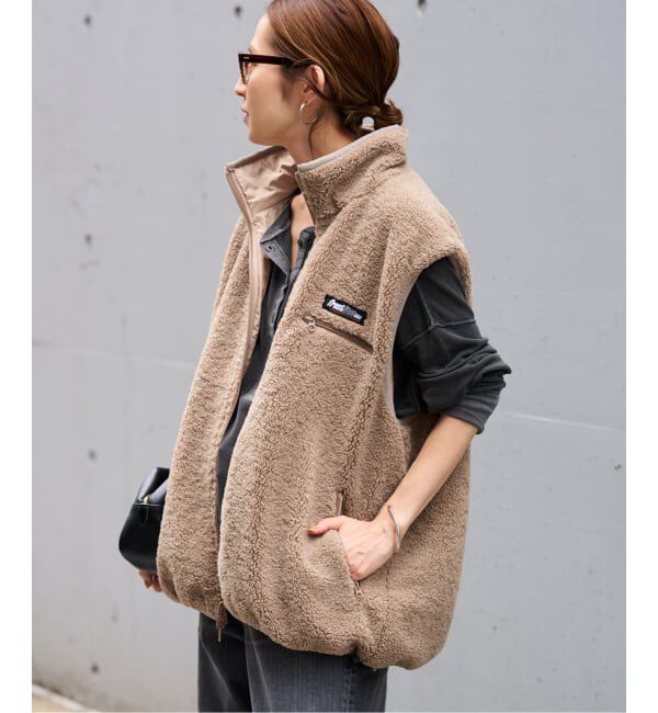 FRAMeWORK「FROSTLINE/フロストライン 別注 リバーシブルベスト」|ダウンベスト・ベスト|