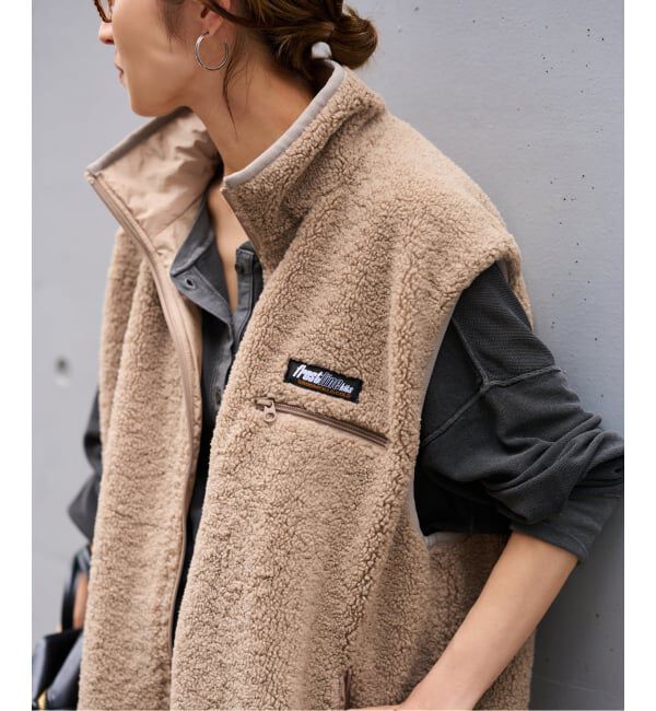 FRAMeWORK「FROSTLINE/フロストライン 別注 リバーシブルベスト」|ダウンベスト・ベスト|