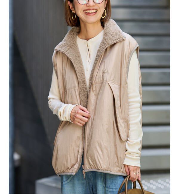 FRAMeWORK「FROSTLINE/フロストライン 別注 リバーシブルベスト」|ダウンベスト・ベスト|