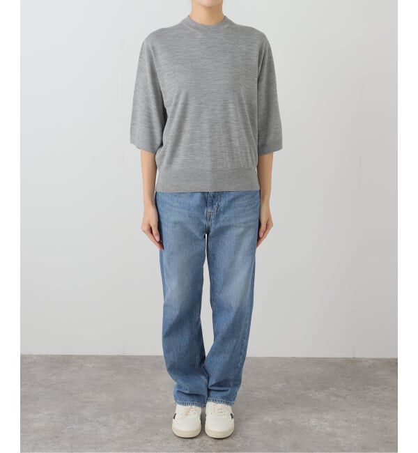 FRAMeWORK「LOEFF/ロエフ W 16GG SSL プルオーバー」|ニット・セーター|