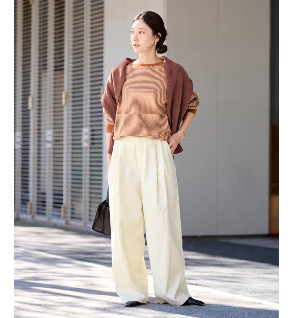 FRAMeWORK「≪予約≫マルチボーダーロンT」|Tシャツ・カットソー|