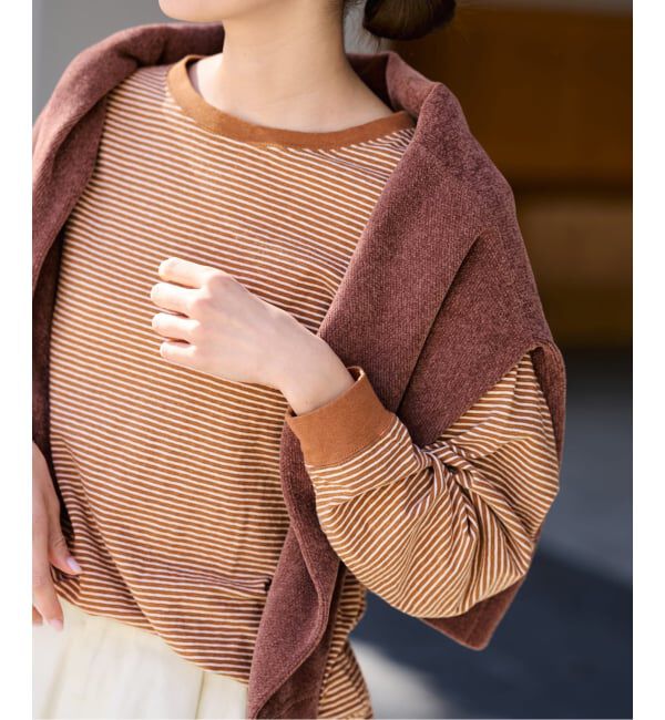 FRAMeWORK「≪予約≫マルチボーダーロンT」|Tシャツ・カットソー|