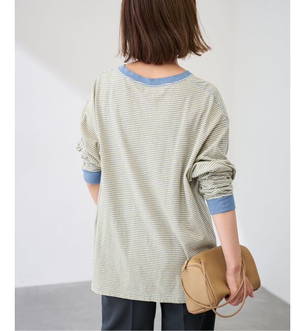 FRAMeWORK「≪予約≫マルチボーダーロンT」|Tシャツ・カットソー|