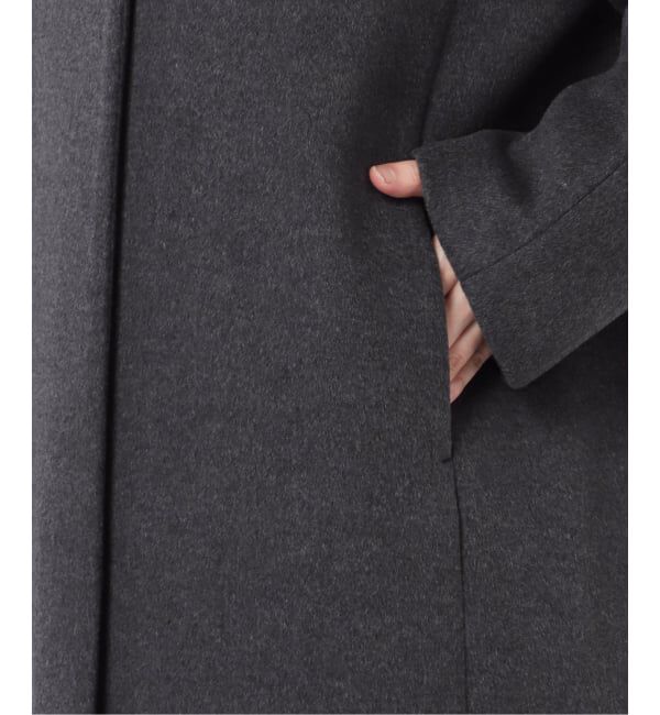 Spick and Span「《追加》S160ビーバーノーカラーコート」|ノーカラーコート|