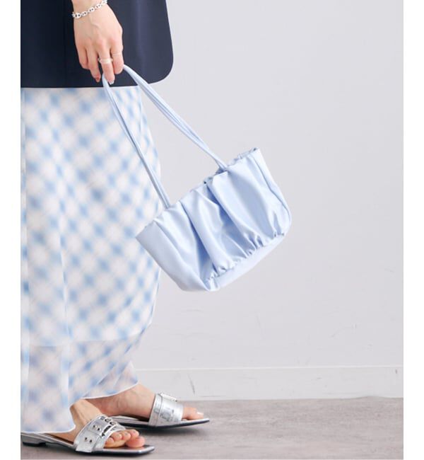 U by SPICK&SPAN「《予約》【VENGDI / ベンディ】サテントート」|ショルダー・メッセンジャー|ブルー A