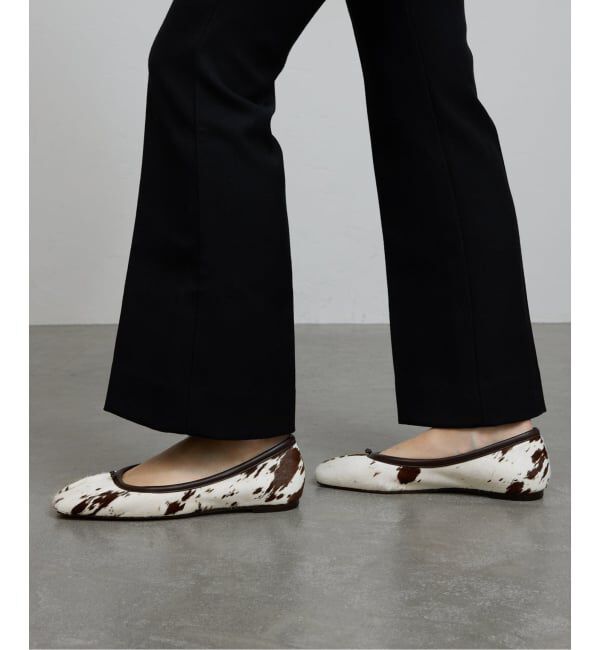 GRISE「《予約》GRISEレザースクエアプリーツフラット」|その他|