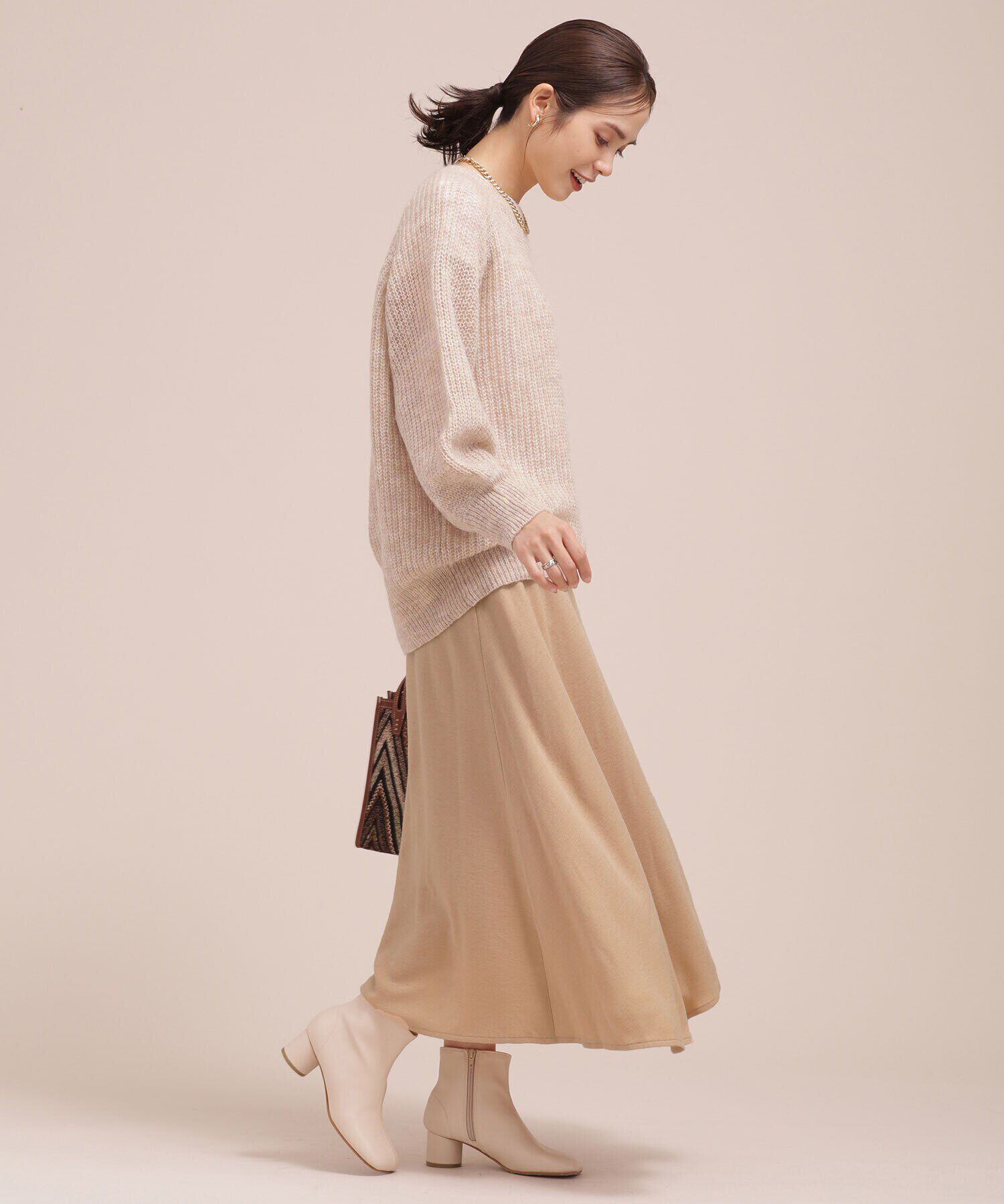 nano･universe「イレギュラーヘムフレアスカート セットアップ可」|スカート|