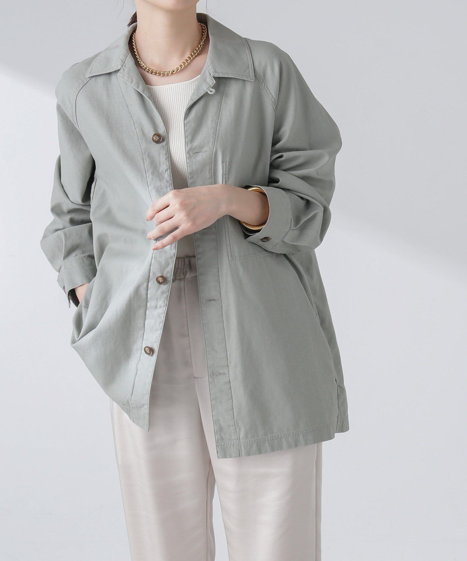 nano･universe「コットンシャツジャケット」|その他|