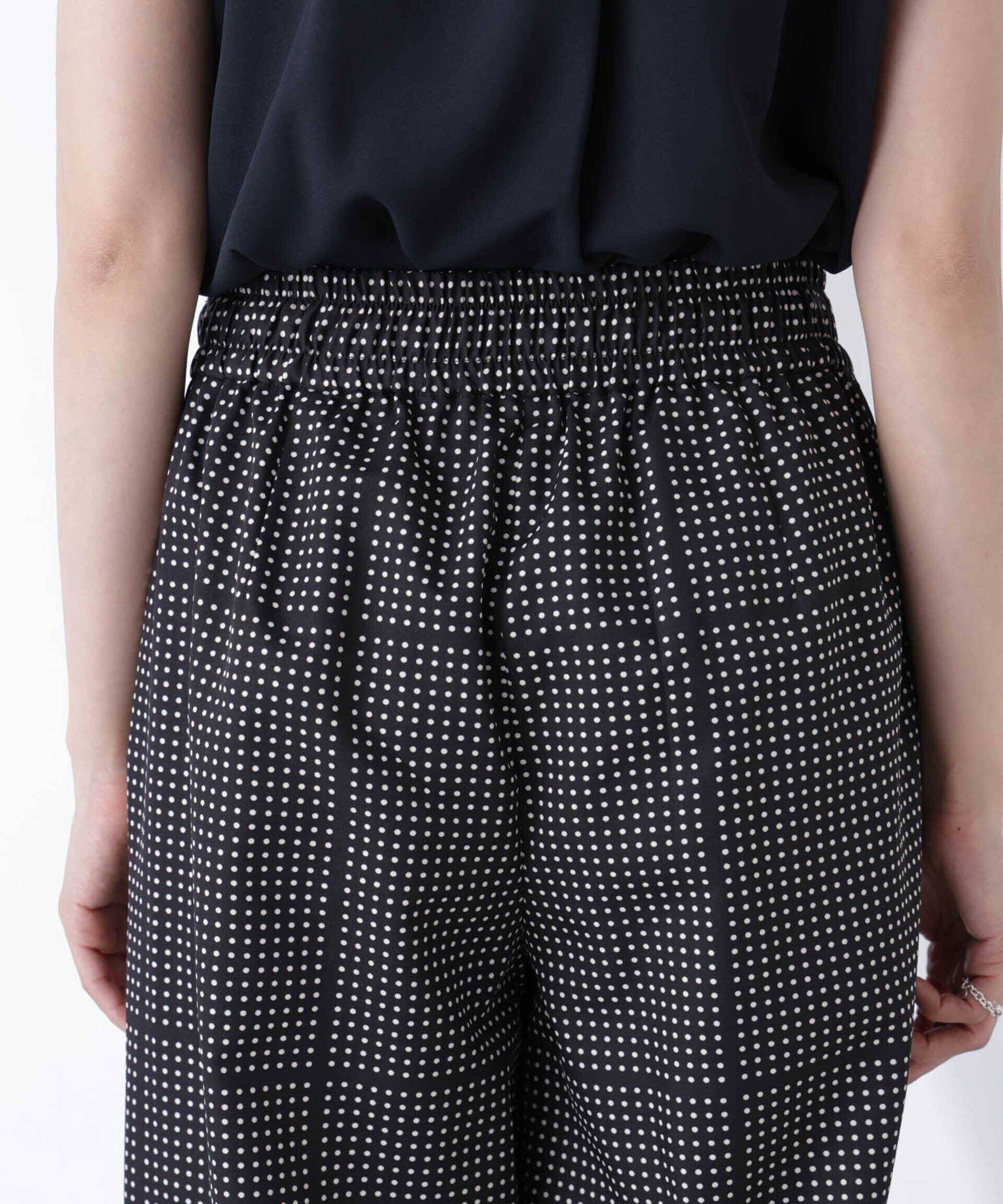 nano･universe「AtPARK＆DAILYWEAR/ドットプリントパンツ」|チノ|