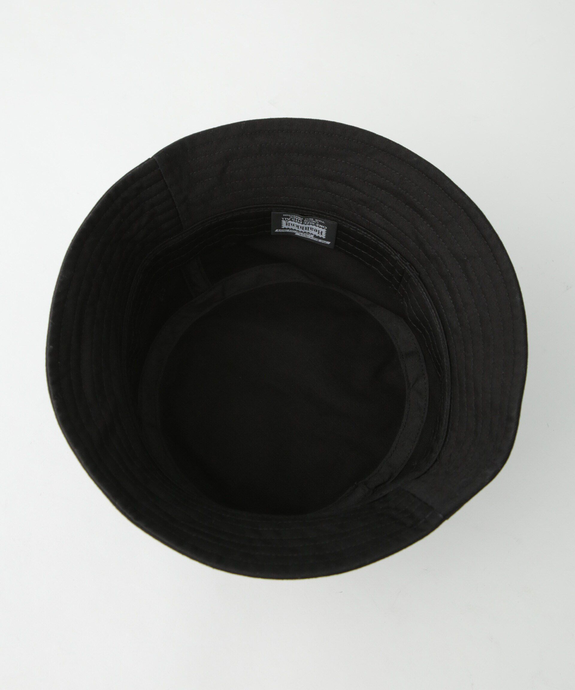 nano･universe「Healthknit/Healthknit別注 ロゴ刺繍バケットハット」|キャップ・キャスケット|