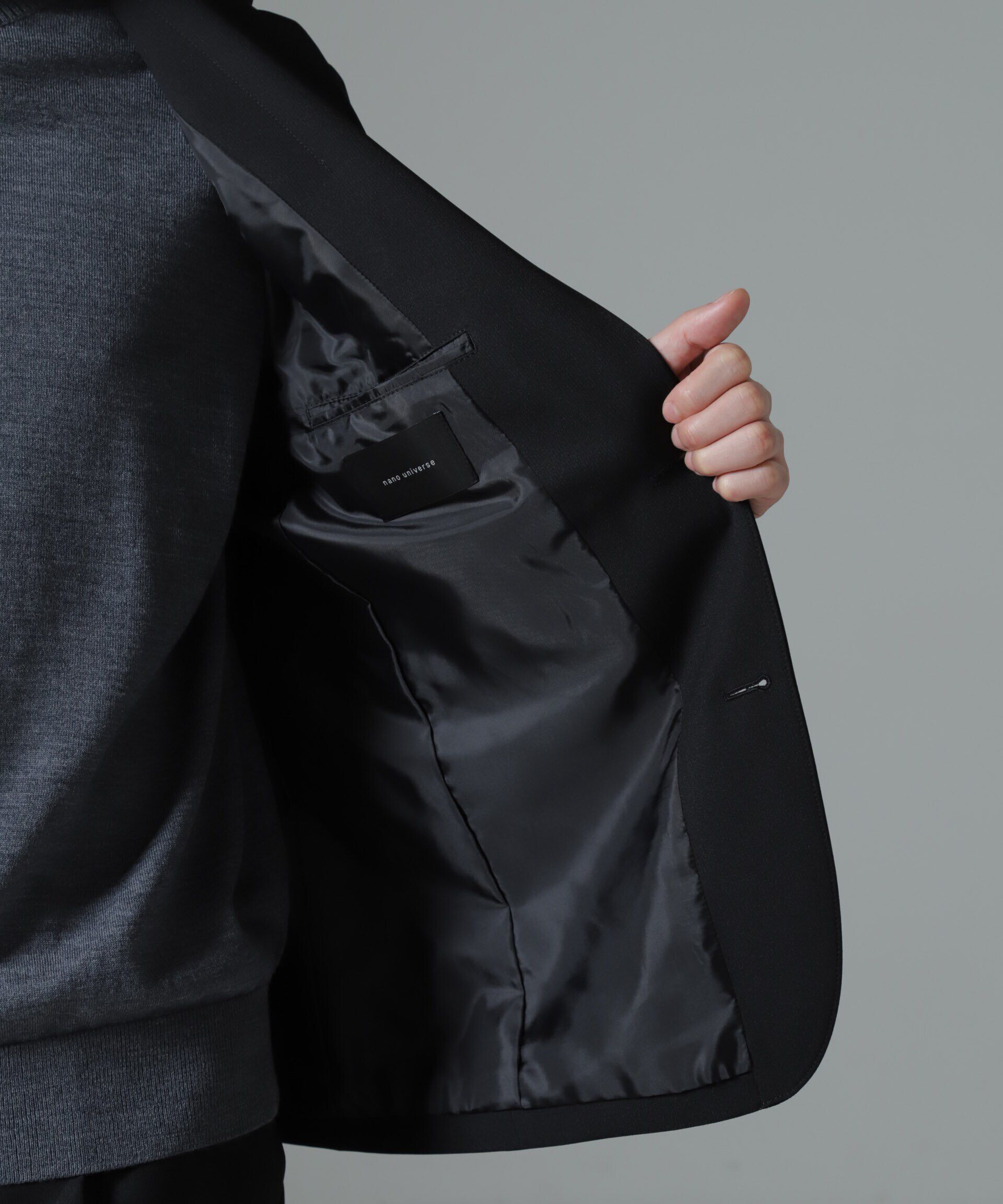 nano･universe「「Damerino」シャドーストライプセットアップ」|スーツ|