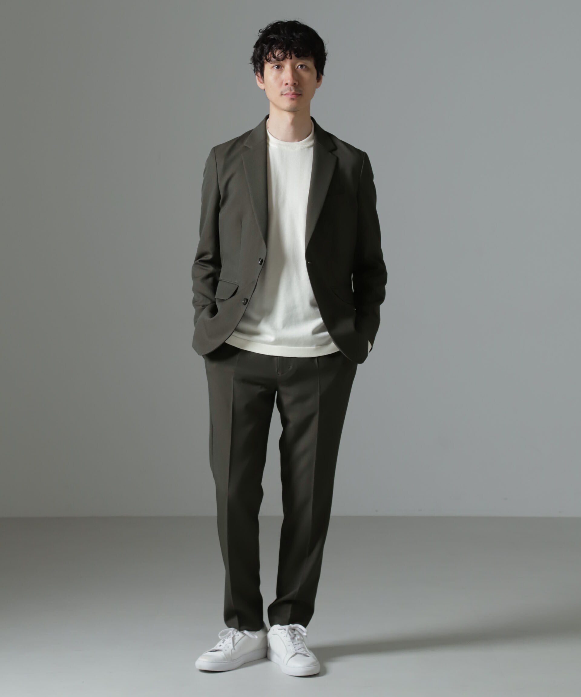 nano･universe「「Damerino」シャドーストライプセットアップ」|スーツ|