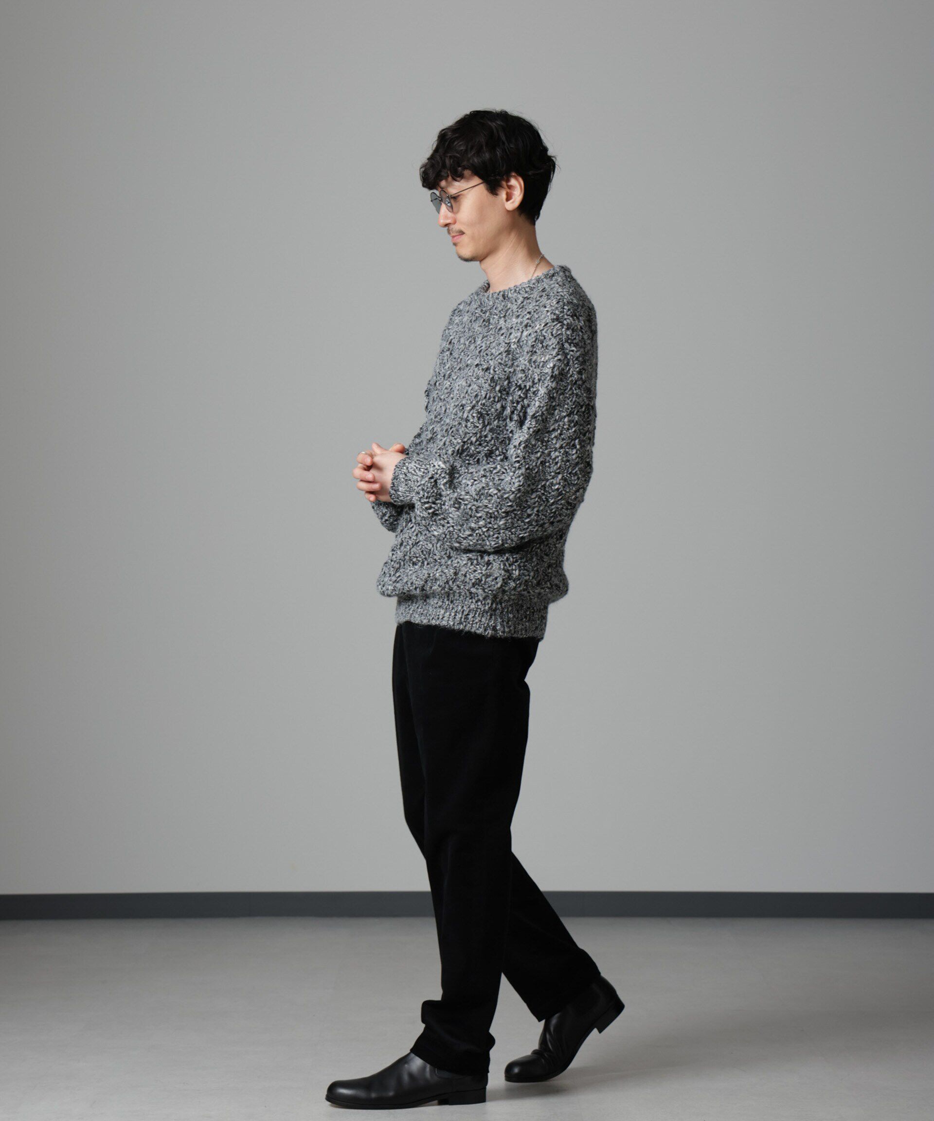 nano･universe「タックテーパードコーデュロイパンツ」|チノ|