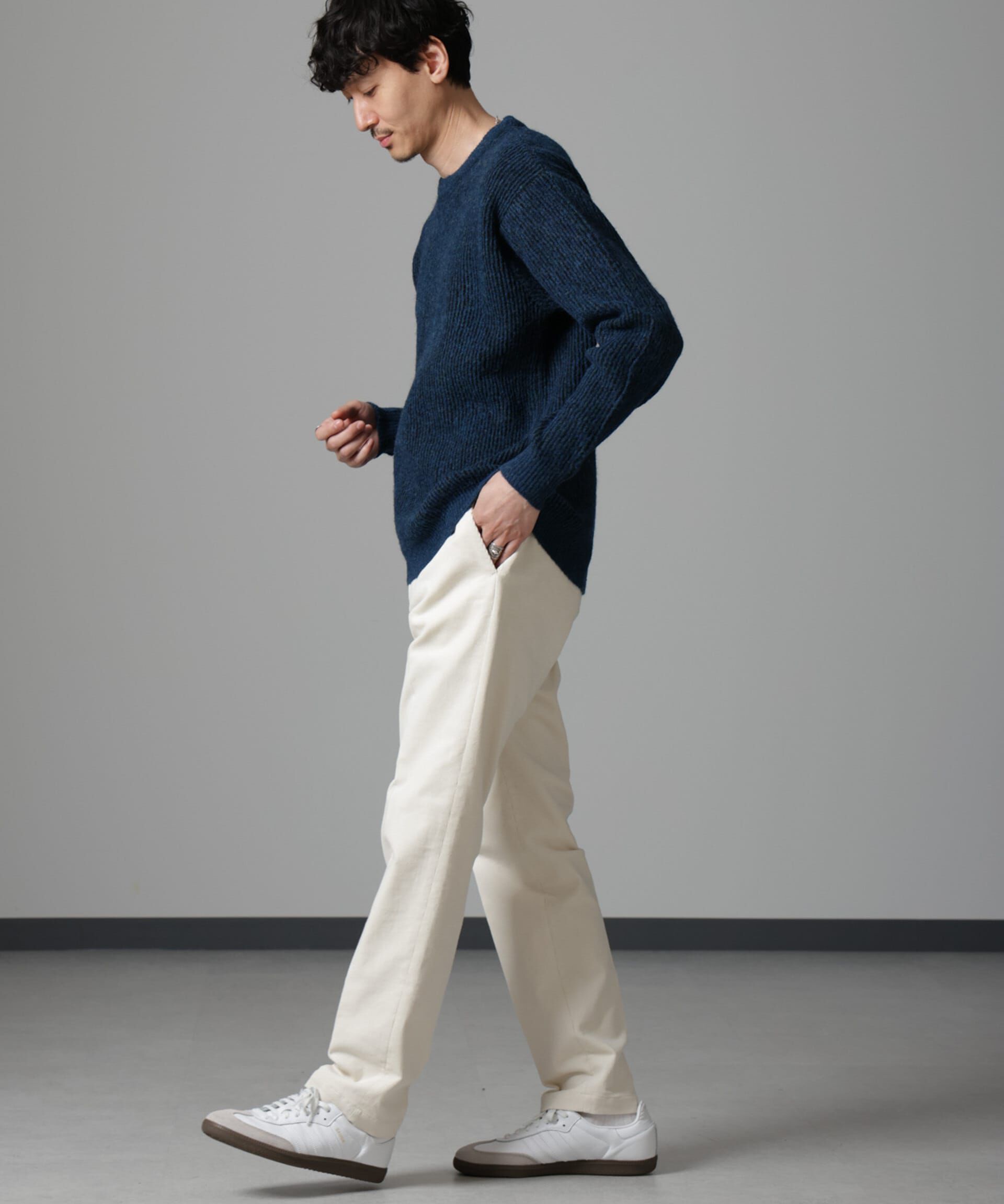 nano･universe「タックテーパードコーデュロイパンツ」|チノ|