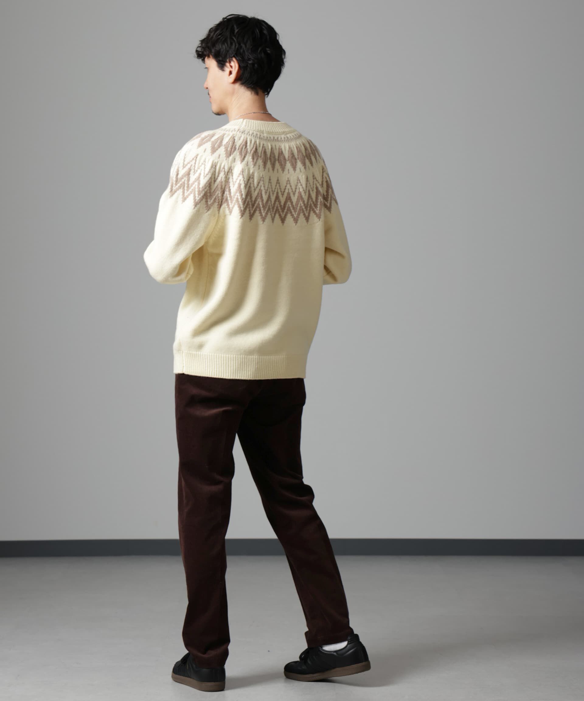 nano･universe「タックテーパードコーデュロイパンツ」|チノ|