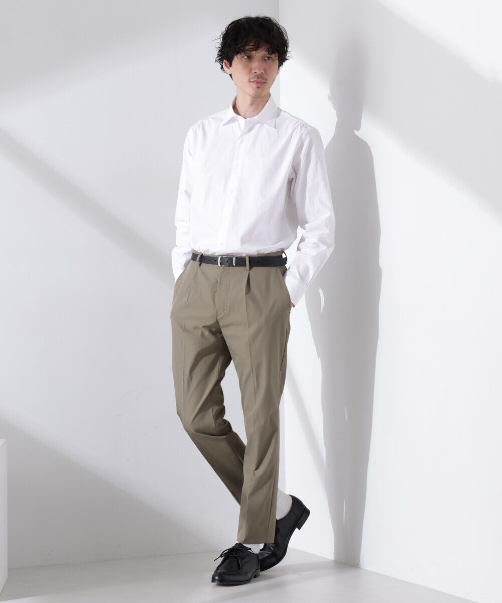 nano･universe「｢N shirt｣Anti Soaked(R) 汗染み防止セミワイドカラーシャツ長袖」|シャツ・ブラウス|