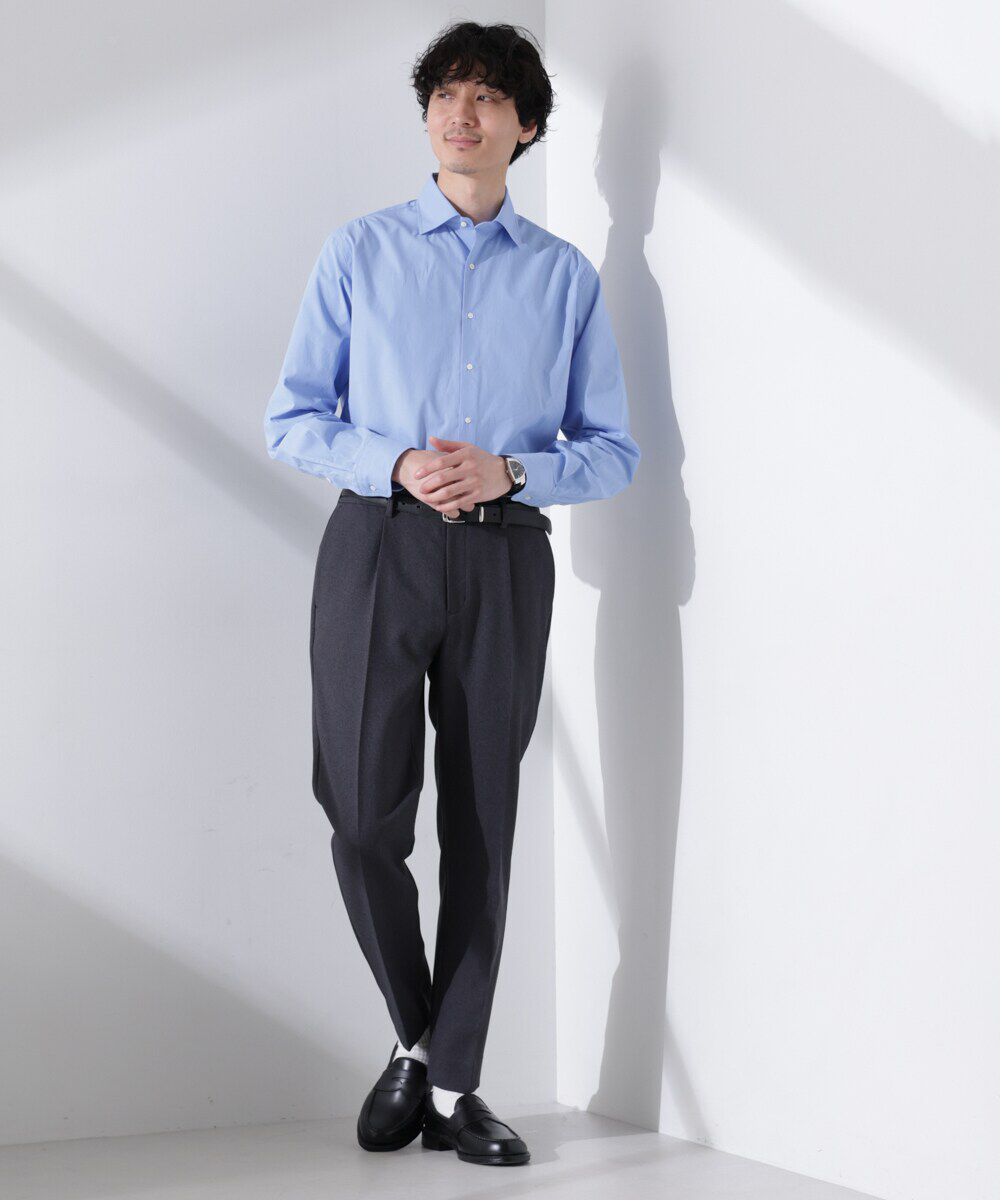 nano･universe「｢N shirt｣Anti Soaked(R) 汗染み防止セミワイドカラーシャツ長袖」|シャツ・ブラウス|