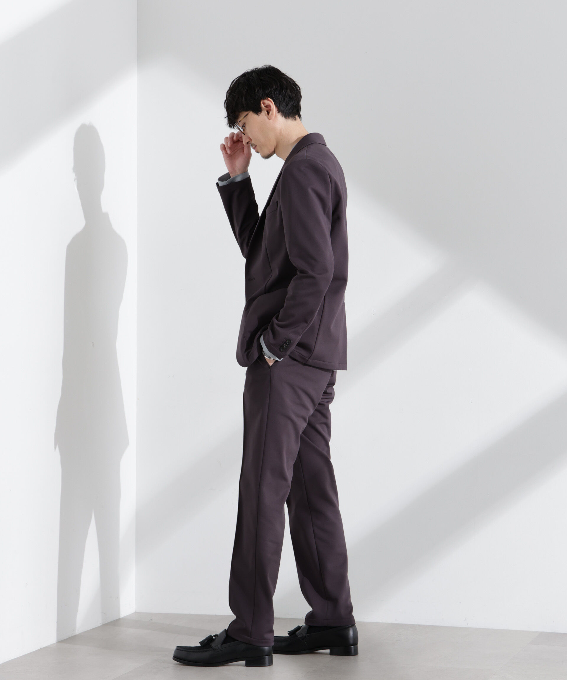 nano･universe「「N JACKET BASIC」TEXBRID(R)ポンチストレッチジャケット(セットアップ可)」|スーツ|