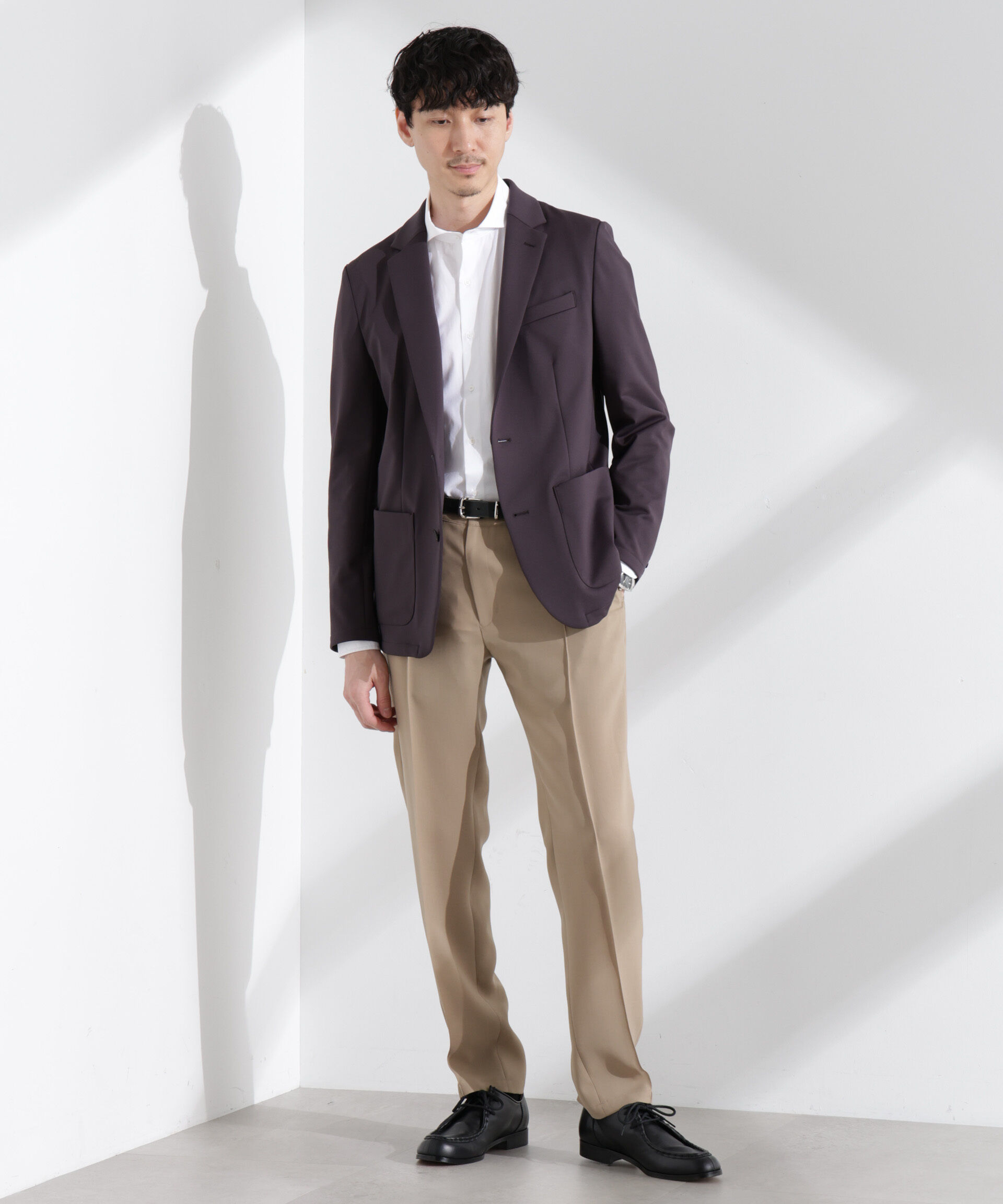 nano･universe「「N JACKET BASIC」TEXBRID(R)ポンチストレッチジャケット(セットアップ可)」|スーツ|