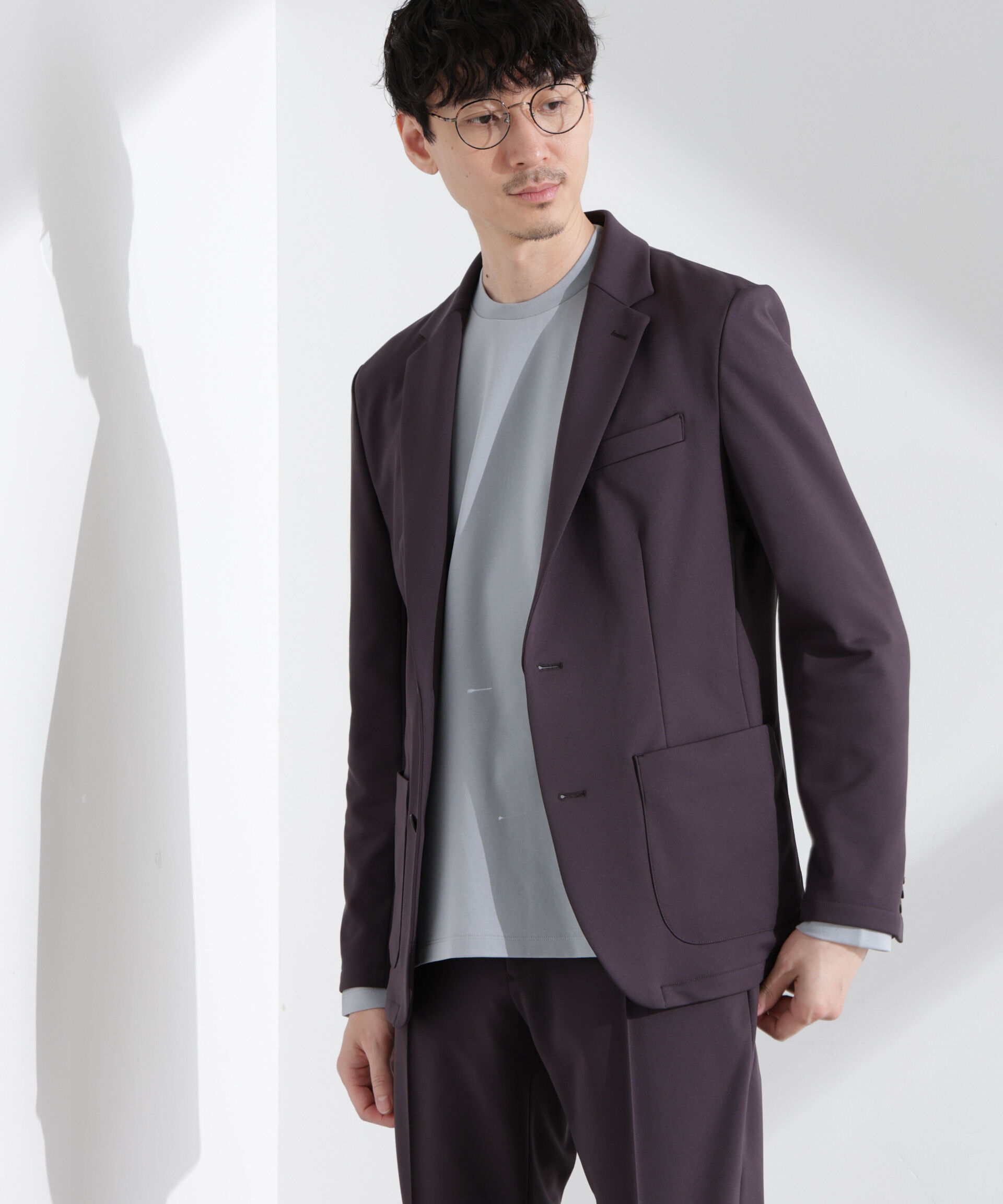 nano･universe「「N JACKET BASIC」TEXBRID(R)ポンチストレッチジャケット(セットアップ可)」|スーツ|