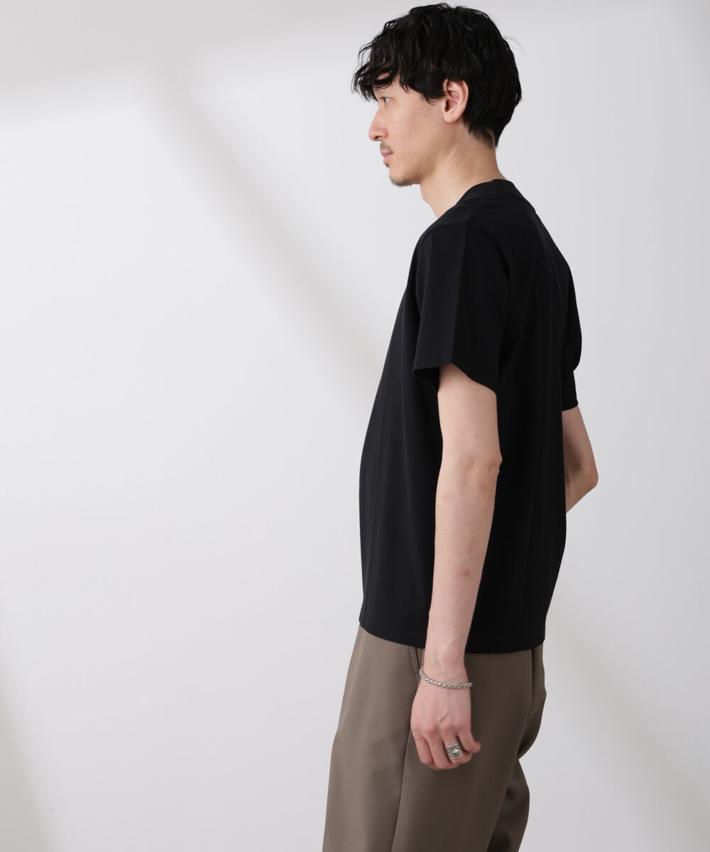 nano･universe「WEB限定/ジャケT(R) Vネック 半袖」|Tシャツ・カットソー|