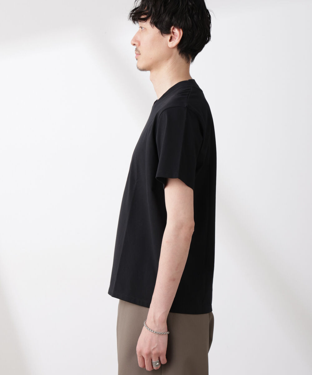 nano･universe「WEB限定/ジャケT(R) Vネック 半袖」|Tシャツ・カットソー|