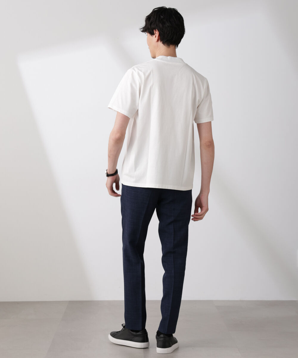 nano･universe「WEB限定/ジャケT(R) Vネック 半袖」|Tシャツ・カットソー|