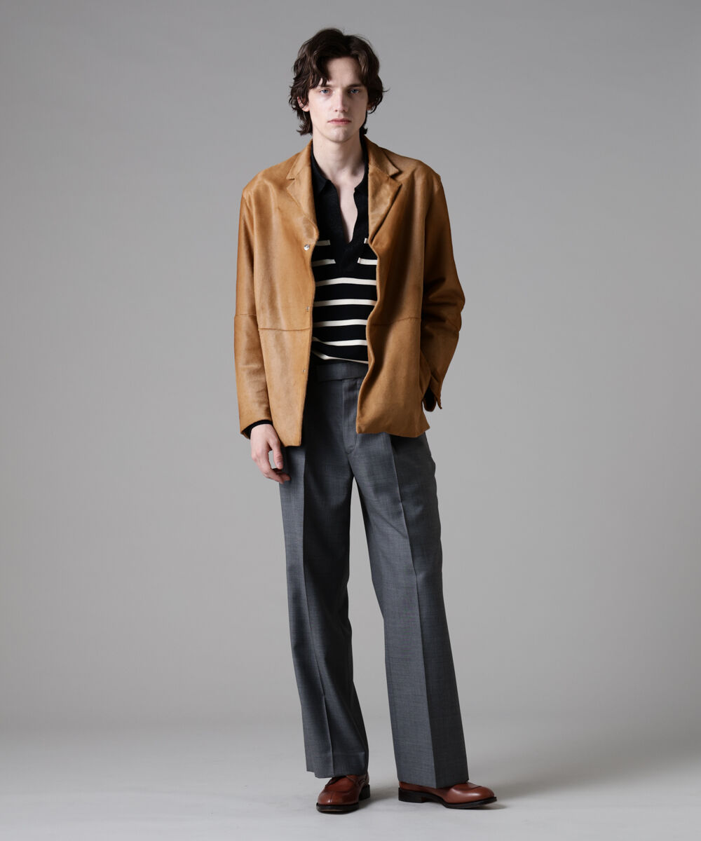 nano･universe「「ASSEMBLANC」Loro Piana FAB.トラウザーズ」|チノ|