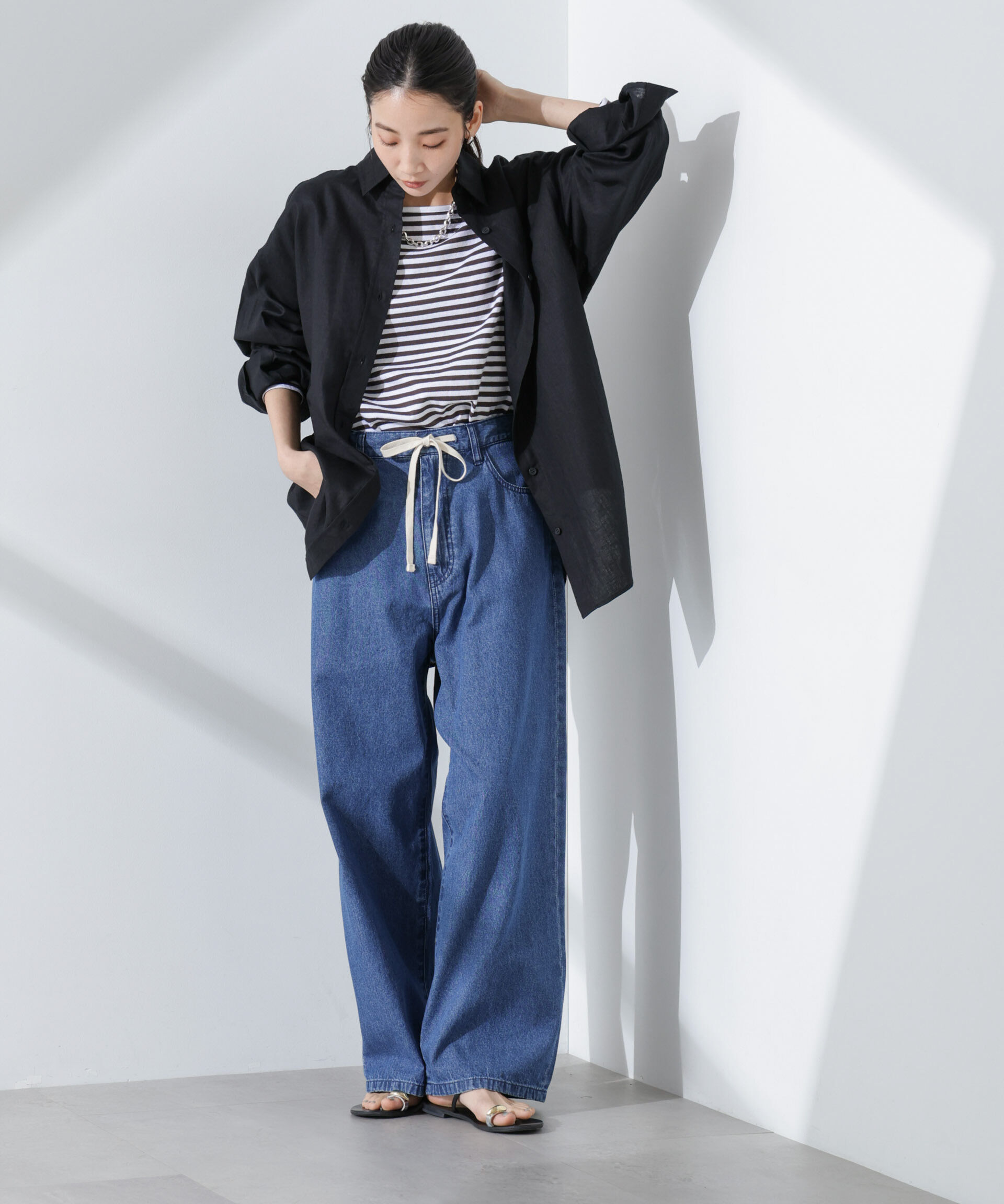 nano･universe「ドロストソフトデニム」|チノ|