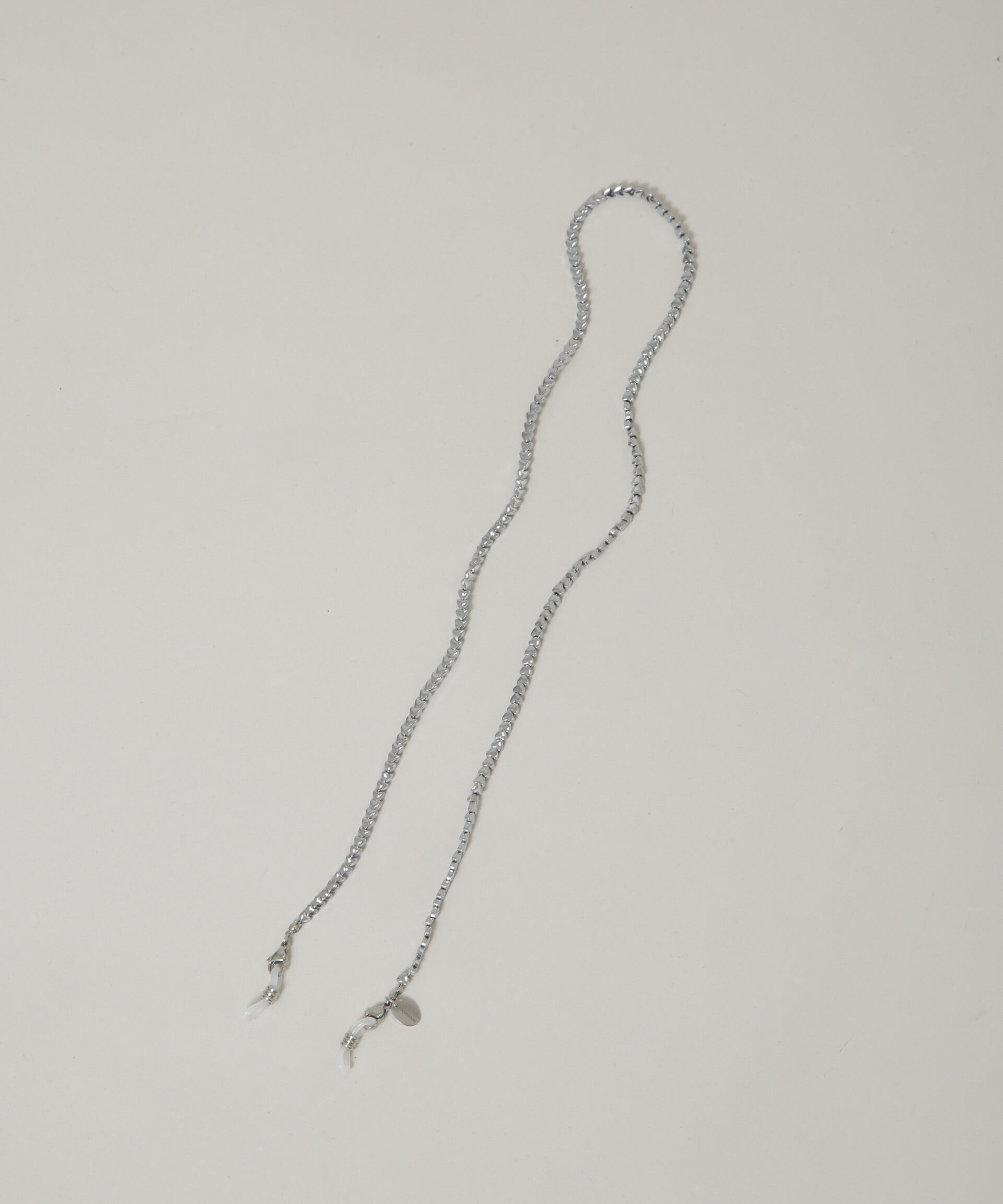 nano･universe「HASHIBAMI/ハート型4mm シルバー グラスチェーン」|その他|シルバー