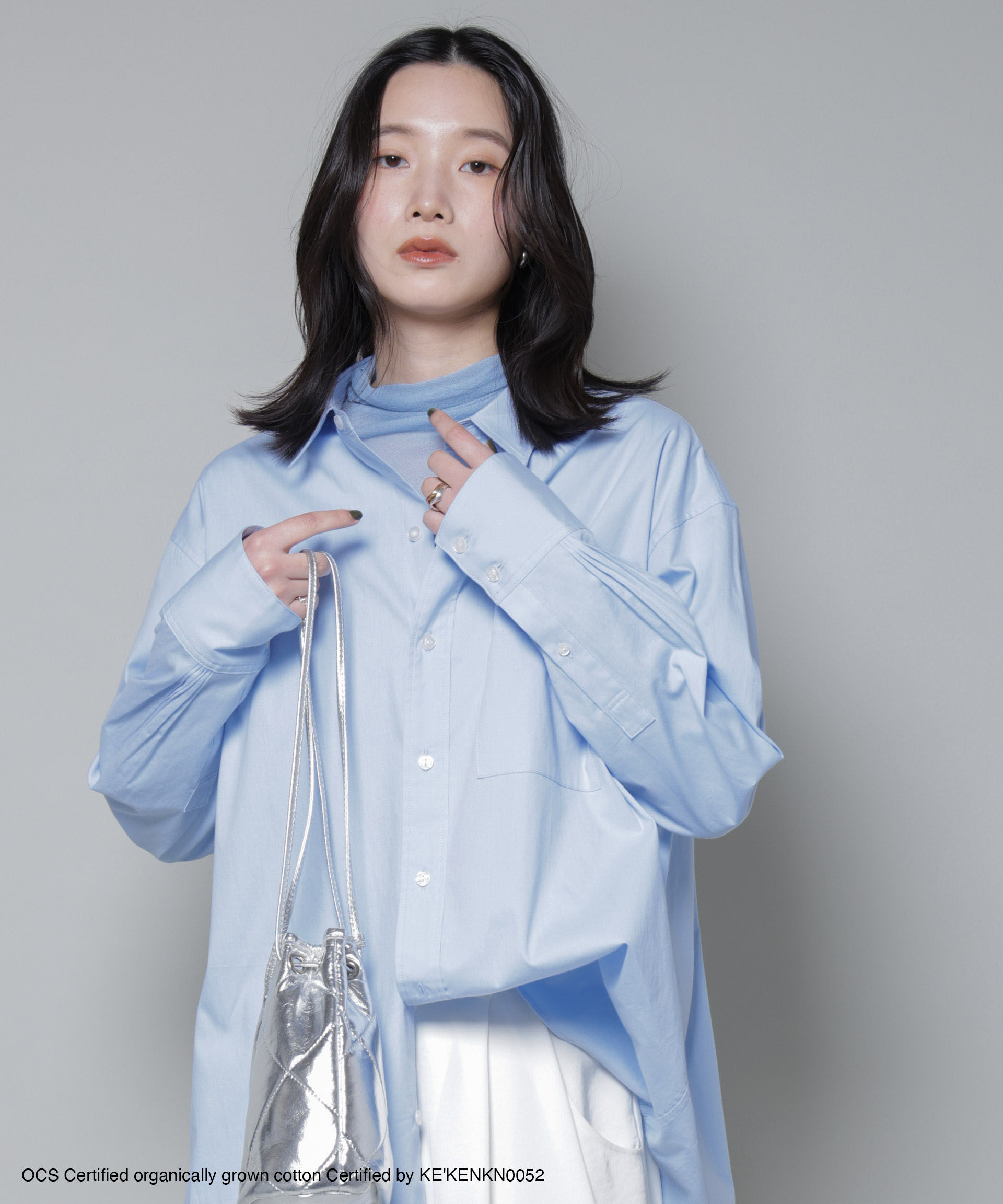 nano･universe「オーガニックコットンオックスフォードシャツ ( OCS )」|シャツ・ブラウス|