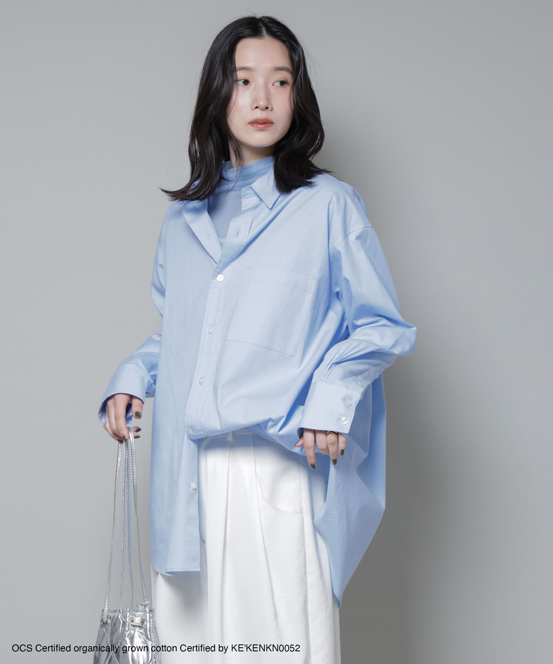 nano･universe「オーガニックコットンオックスフォードシャツ ( OCS )」|シャツ・ブラウス|