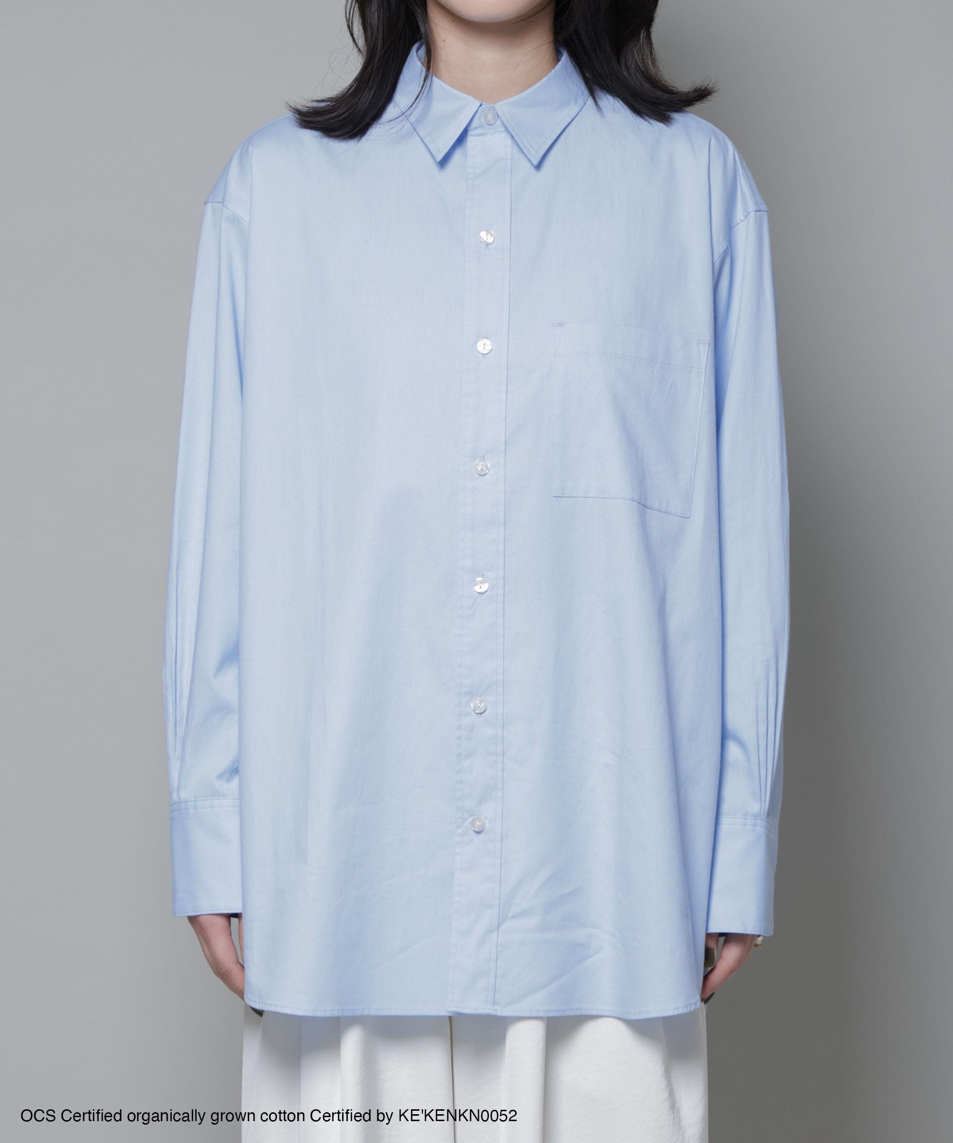 nano･universe「オーガニックコットンオックスフォードシャツ ( OCS )」|シャツ・ブラウス|