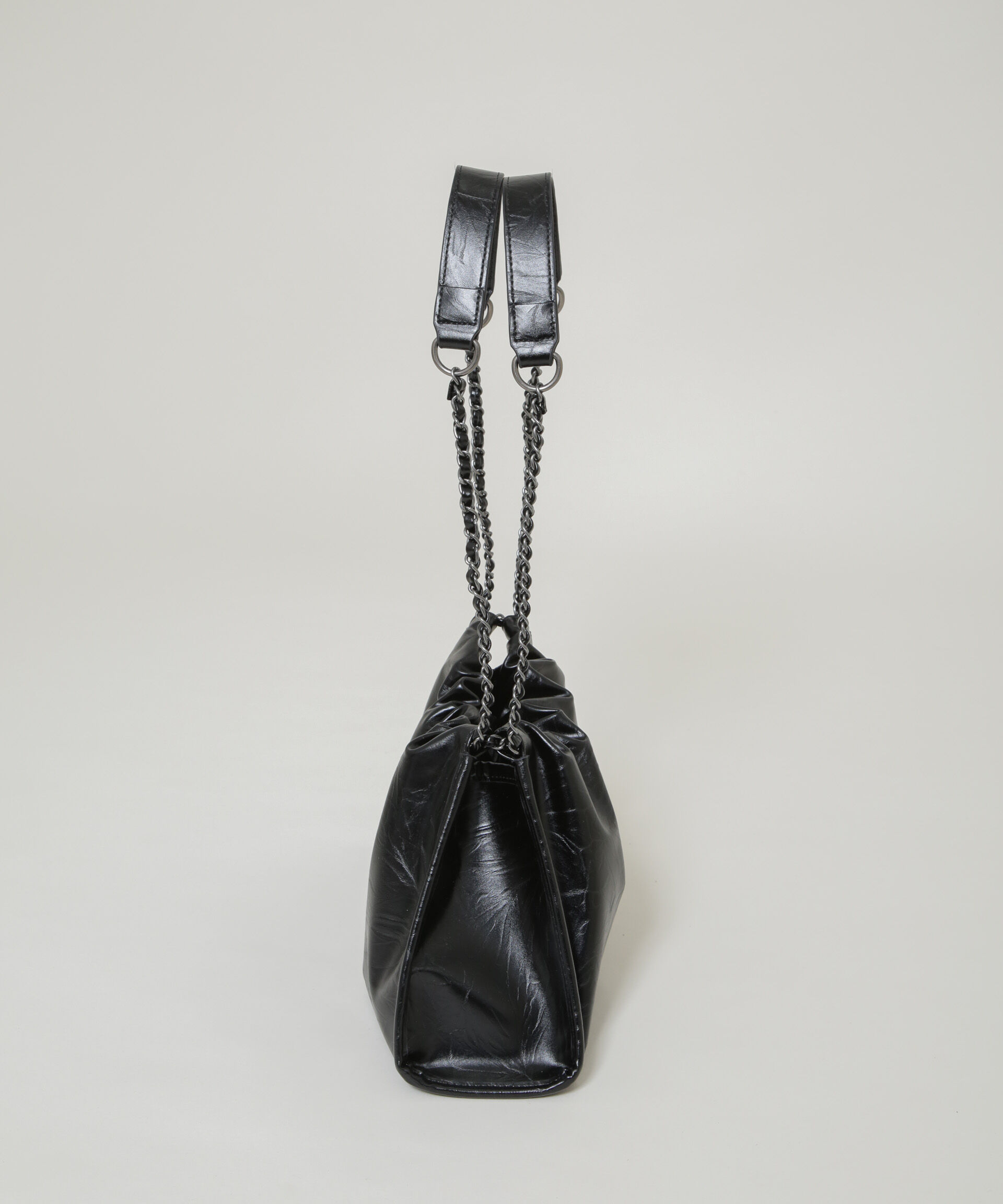 nano･universe「チェーンショルダーギャザーバッグ」|ショルダー・メッセンジャー|