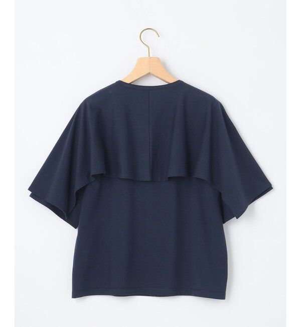 組曲「【洗える】ブラウスライクジャージーポンチョライク カットソー」|Tシャツ・カットソー|