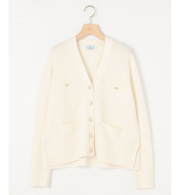 組曲「【WEB限定】ウールカシミヤミックス カーディガン」|カーディガン|