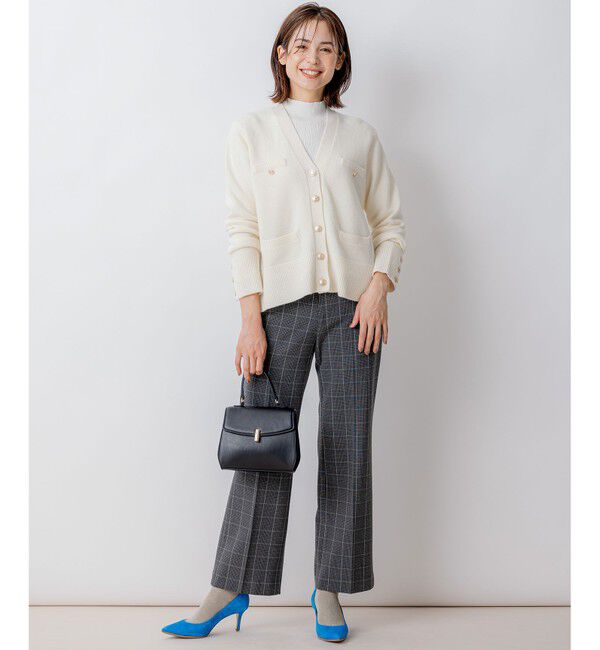 組曲「【WEB限定】ウールカシミヤミックス カーディガン」|カーディガン|