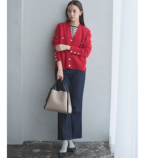 組曲「【WEB限定】ウールカシミヤミックス カーディガン」|カーディガン|