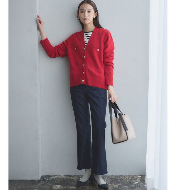 組曲「【WEB限定】ウールカシミヤミックス カーディガン」|カーディガン|