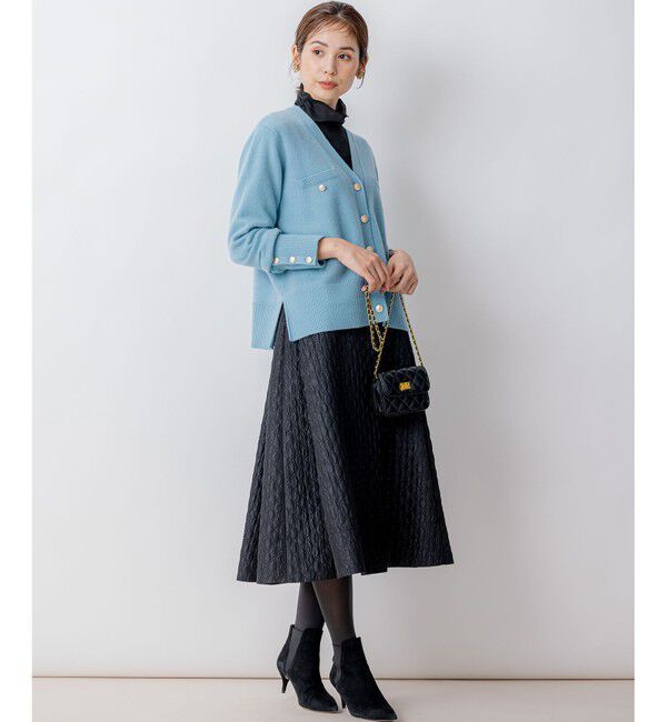 組曲「【WEB限定】ウールカシミヤミックス カーディガン」|カーディガン|