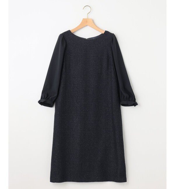 組曲「【KUMIKYOKU NAVY】ラメループモールツイード ワンピース」|ワンピース|
