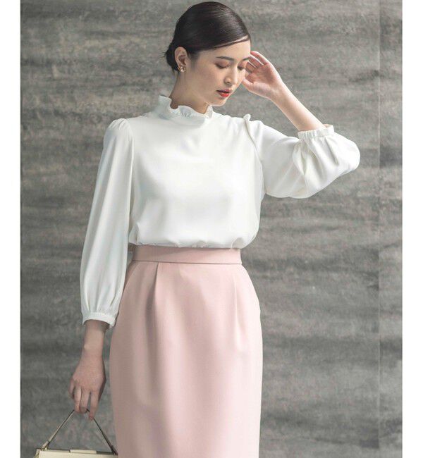 組曲「【KUMIKYOKU NAVY】ジョーゼットシフォン ブラウス」|シャツ・ブラウス|